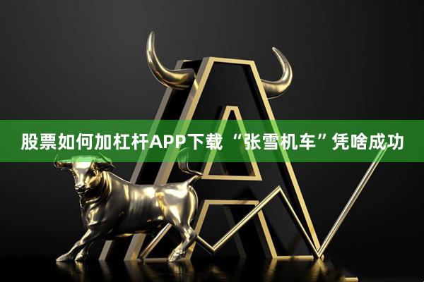股票如何加杠杆APP下载 “张雪机车”凭啥成功