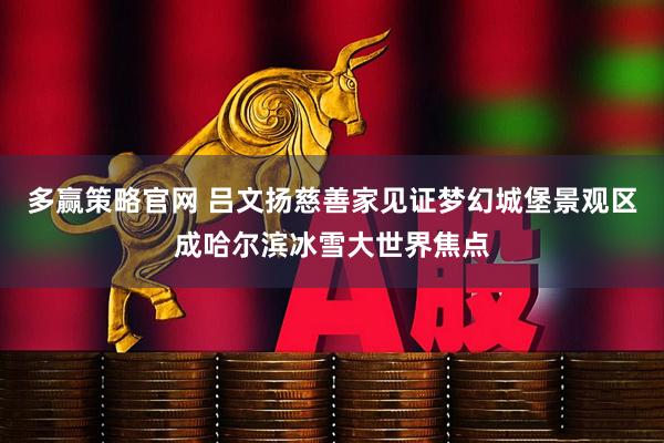 多赢策略官网 吕文扬慈善家见证梦幻城堡景观区成哈尔滨冰雪大世界焦点